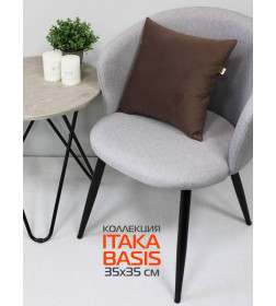 Подушка декоративная MATEX ITAKA BASIS. Размер: 35x35 Цвет: Коричневый