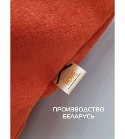 Наволочка декоративная MATEX NUBUK. Размер: 50x70 Цвет: оранжевый