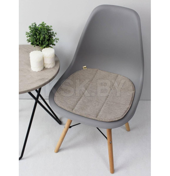 Подушка для сиденья MATEX ELEGANT  (Комплект 4шт.)  Размер: 39x39 Цвет: светло-бежевый Артикул: 64-701 (64-701) 