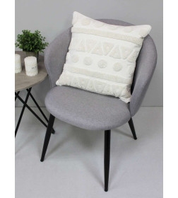 Наволочка декоративная MATEX TUFTED  Размер: 45х45 Цвет: молочный Артикул: ALEX-003