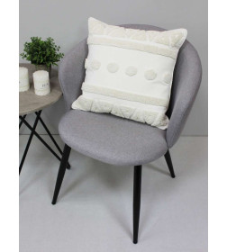 Наволочка декоративная MATEX TUFTED  Размер: 45х45 Цвет: белый;бежевый Артикул: ALEX-006