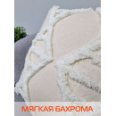 Наволочка декоративная MATEX TUFTED  Размер: 45х45 Цвет: белый;ванильно-бежевый Артикул: ALEX-016 (ALEX-016) 