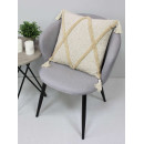 Наволочка декоративная MATEX TUFTED  Размер: 45х45 Цвет: кофейный;светло-коричневый Артикул: ALEX-031 (ALEX-031) 