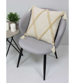 Наволочка декоративная MATEX TUFTED  Размер: 45х45 Цвет: кофейный;светло-коричневый Артикул: ALEX-031