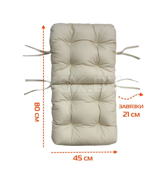Подушка для сиденья MATEX CORFU LOUNGE  Размер: 80x45 Цвет: бежевый Артикул: 64-930 (64-930) 