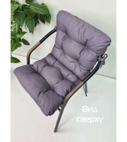 Подушка для сиденья MATEX CORFU LOUNGE  Размер: 80x45 Цвет: темно-серый Артикул: 65-029