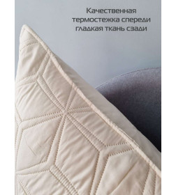 Наволочка декоративная MATEX PILLOWCASES FLOWER Размер: 50x70 Цвет: бежевый Артикул: 65-272