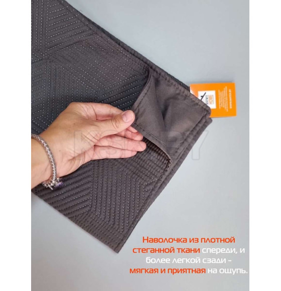 Наволочка декоративная MATEX PILLOWCASES CUBIC Размер: 50x70 Цвет: темно-серый Артикул: 65-302 (65-302) 