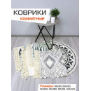 Коврик декоративный MATEX TUFTED  Размер: 60x90  Цвет: бежевый;серый Артикул: SLY2313 (SLY2313) 