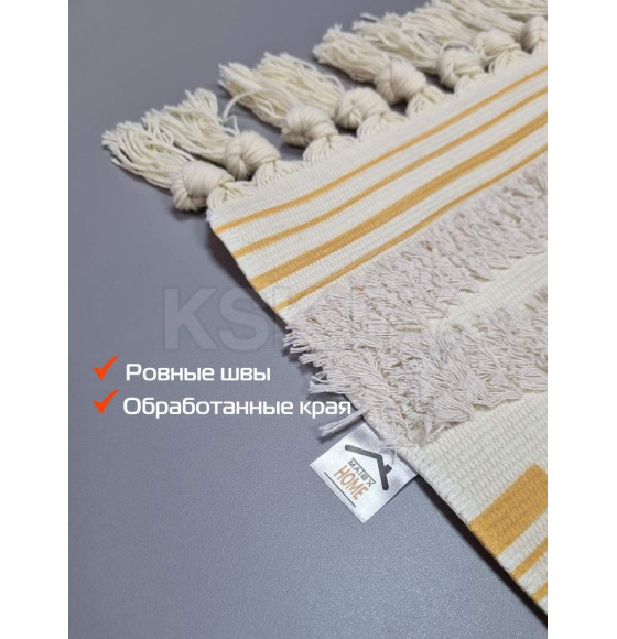 Коврик декоративный MATEX TUFTED  Размер: 60x90  Цвет: бежевый;золотистый Артикул: SLY2315 (SLY2315) 
