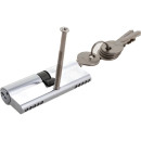 Цилиндровый механизм Ajax AX1000Key80 (35+10+35) CP хром (39837) 