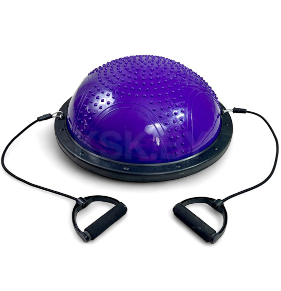 Балансировочная платформа Calviano Bosu Ball 58см фиолетовый