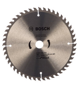 Диск пильный по дереву 190х48Tх20 мм ECO WOOD BOSCH 2608644378