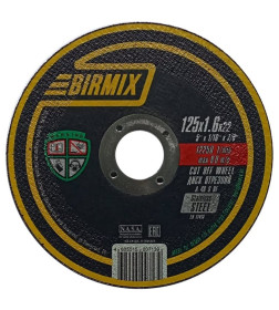 Круг отрезной по стали 125x1,6x22,23 мм BIRMIX BK-112516118