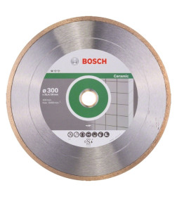 Диск алмазный 300х25.4/30 мм по керамике сплошной BEST FOR CERAMIC BOSCH 2608602639