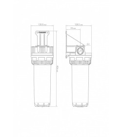 Корпус для картриджного фильтра 1 М Джилекс