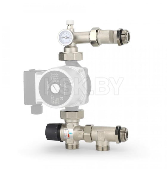 Узел насосно-смесительный Varmix 3TMV, с 3-х ходовым термосмесительным клапаном, без насоса VARMEGA VM15021 (VM15021) 