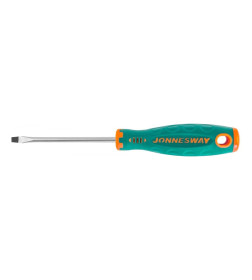 Отвертка плоская SL4.0х80 мм ANTI-SLIP GRIP Jonnesway D71S480