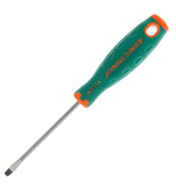Отвертка плоская SL4.0х80 мм ANTI-SLIP GRIP Jonnesway D71S480