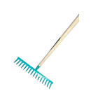 Грабли метал. 16 зубов с дерев. черенком 135см