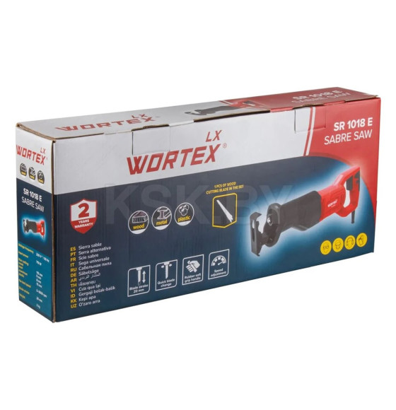 Сабельная пила WORTEX LX SR 1018 E в кор. +1 пильное полотно (1326521) 