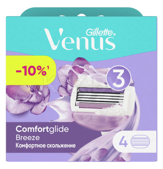 Кассеты Gillette Venus ComfortGlide Breeze 4шт (6401) 