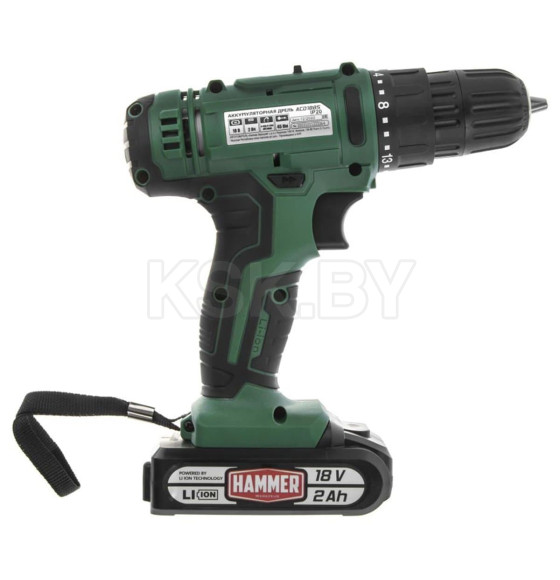 Дрель-шуруповерт аккумуляторная Hammer ACD18BS (680329) 