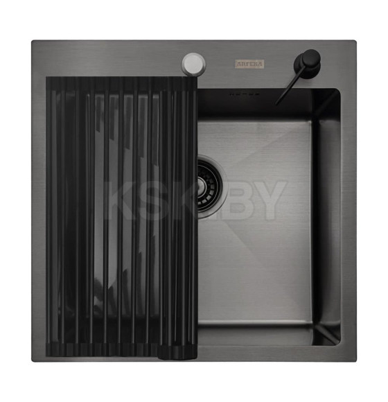 Комплект ARFEKA ECO AR мойка 500*500, роллер-мат, дозатор BLACK (ECO AR 500*500+RM AR+DS AR BLACK) 