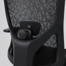 Кресло поворотное MAGNUS, черная сетка/аллюминий (114695) 