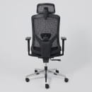 Кресло поворотное MAGNUS, черная сетка/аллюминий (114695) 