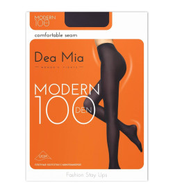 Колготки женские 1453 DEA MIA MODERN 100 (ПА микрофибра), р. 6 NERO