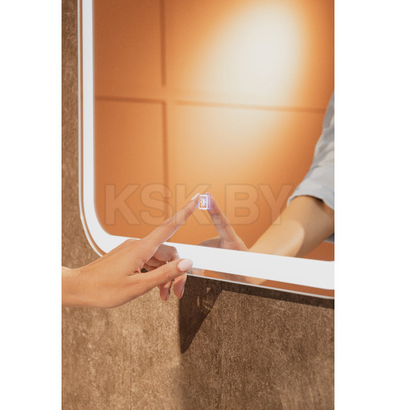Зеркало с подсветкой Silver Mirrors.Мальта-ТХ Led 550х800х30мм (сенсорный выключатель, тепл.холод.свет) (LED-00002698) 
