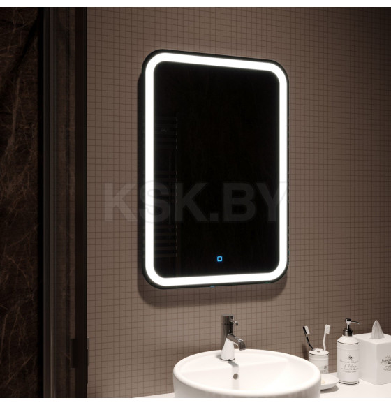 Зеркало с подсветкой Silver Mirrors.Мальта-ТХ Led 550х800х30мм (сенсорный выключатель, тепл.холод.свет) (LED-00002698) 