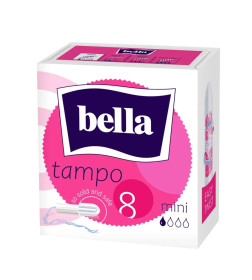 Тампоны женские гигиенические без аппликатора Bella Tampo Mini 8 