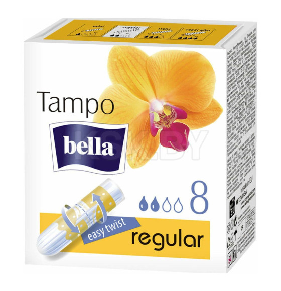 Тампоны женские гигиенические без аппликатора Bella Tampo Regular 8 