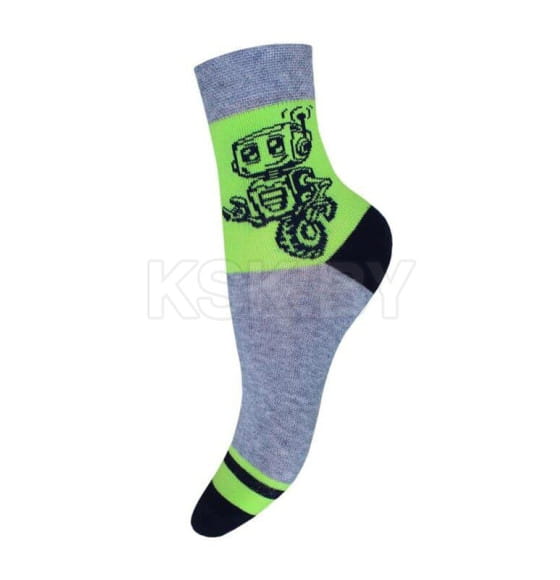 Носки детские 3081 Брестские SCHOOL (рисунок), р. 19-20 рис.4000 СЕРЫЙ МЕЛАНЖ (14С3081) 