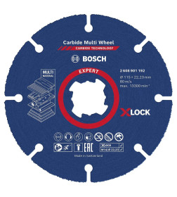 Диск отрезной по дереву 115х1,0x22.23 мм X-LOCK CARBIDE BOSCH 2608901192