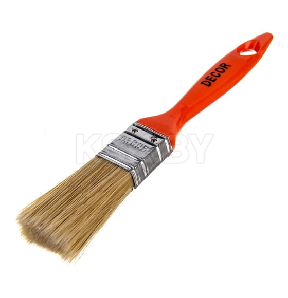 Кисть плоская универсальная 25х15 мм светлый смешанный ворс, пластиковая ручка DECOR PROFI 770-025 (770-025) 