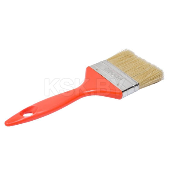 Кисть плоская универсальная 75х15 мм светлый смешанный ворс, пластиковая ручка DECOR PROFI 770-075 (770-075) 