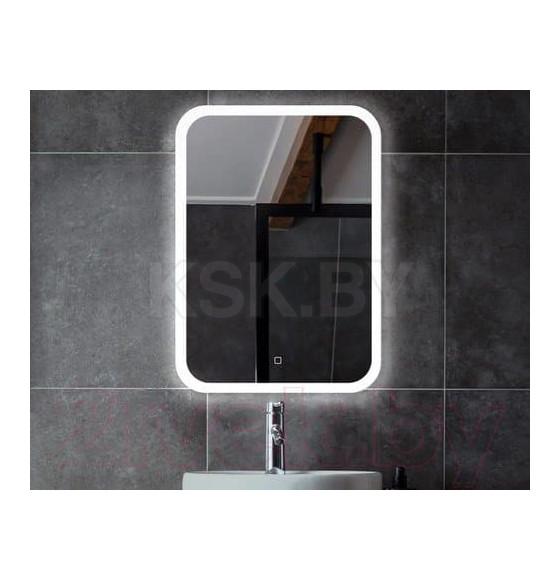 Зеркало с подсветкой Silver Mirrors.Стив Led 500х700х30мм (сенсорный выключатель) (LED-00002916) 