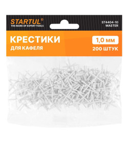 Крестики для кафеля 1,0 мм (200 шт.) STARTUL MASTER ST4404-10