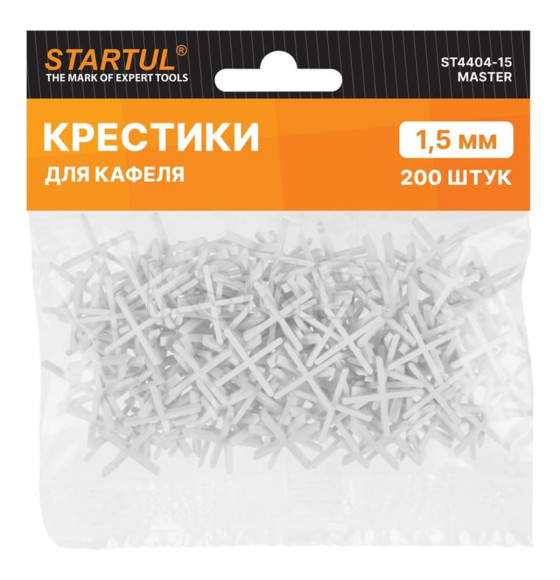 Крестики для кафеля 1,5 мм (200 шт.) STARTUL MASTER ST4404-15 (ST4404-15)