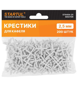 Крестики для кафеля 2,5 мм (200 шт.) STARTUL MASTER ST4404-25