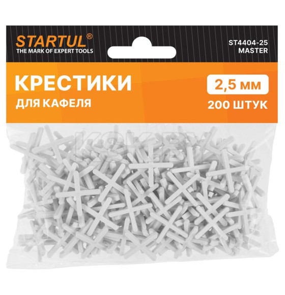 Крестики для кафеля 2,5 мм (200 шт.) STARTUL MASTER ST4404-25 (ST4404-25) 