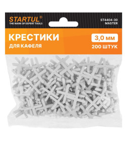 Крестики для кафеля 3,0 мм (200 шт.) STARTUL MASTER ST4404-30