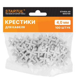 Крестики для кафеля 4,0 мм (100 шт.) STARTUL MASTER ST4404-40