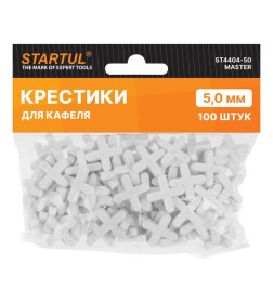 Крестики для кафеля 5,0 мм (100 шт.) STARTUL MASTER ST4404-50