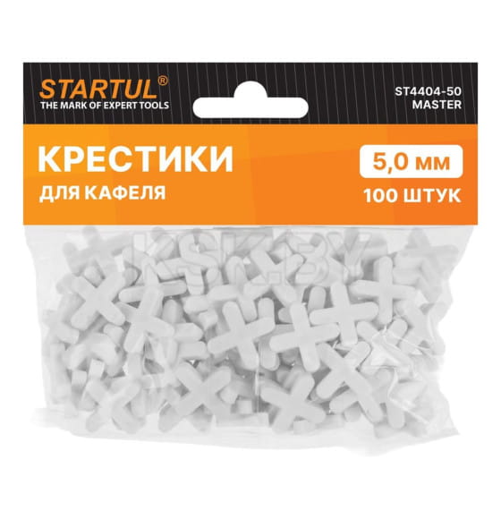 Крестики для кафеля 5,0 мм (100 шт.) STARTUL MASTER ST4404-50 (ST4404-50) 