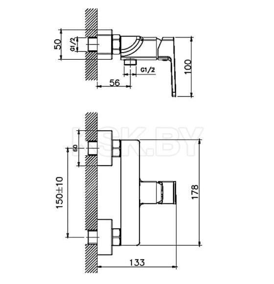 Смеситель с гигиеническим душем Haiba HB55176 (HB55176) 