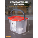 Емкость для корма животных 6 л (роза) BEROSSI АС 37646000 (АС 37646000) 